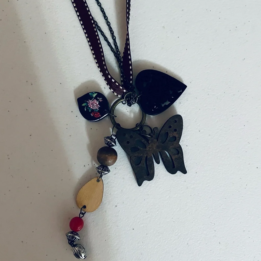 Fun Necklace with Four (4) Charms - Picture 5 of 5